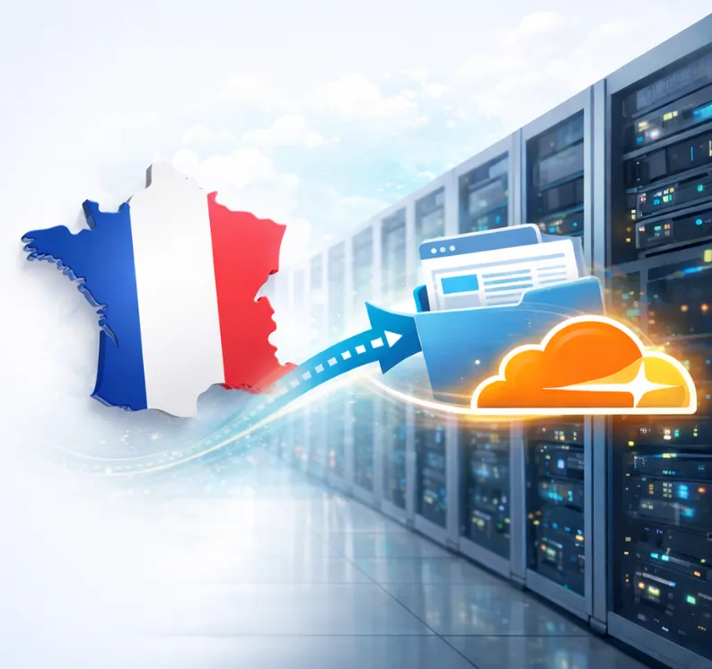 HostFinch France Linux VPS hosting with root access, 99.95% uptime target and DDoS protection