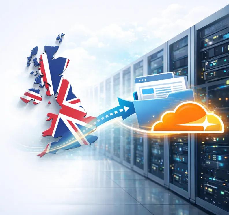 HostFinch UK Linux VPS hosting with root access, 99.95% uptime target and DDoS protection